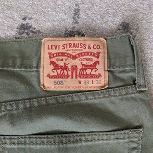 Levi's 508 Olive 33x32